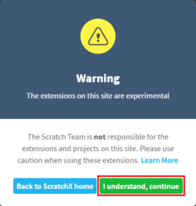 ScratchX_Warning